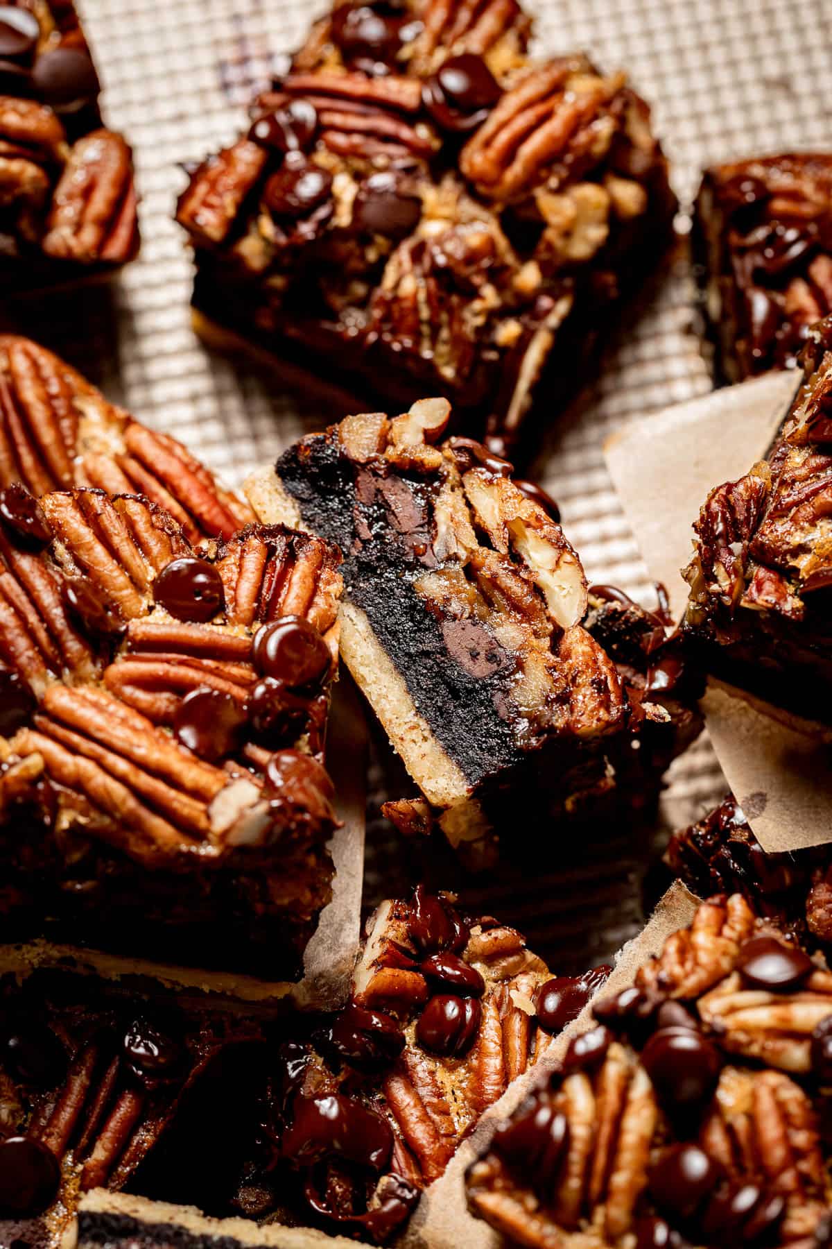 Turtle Pecan Pie Brownies