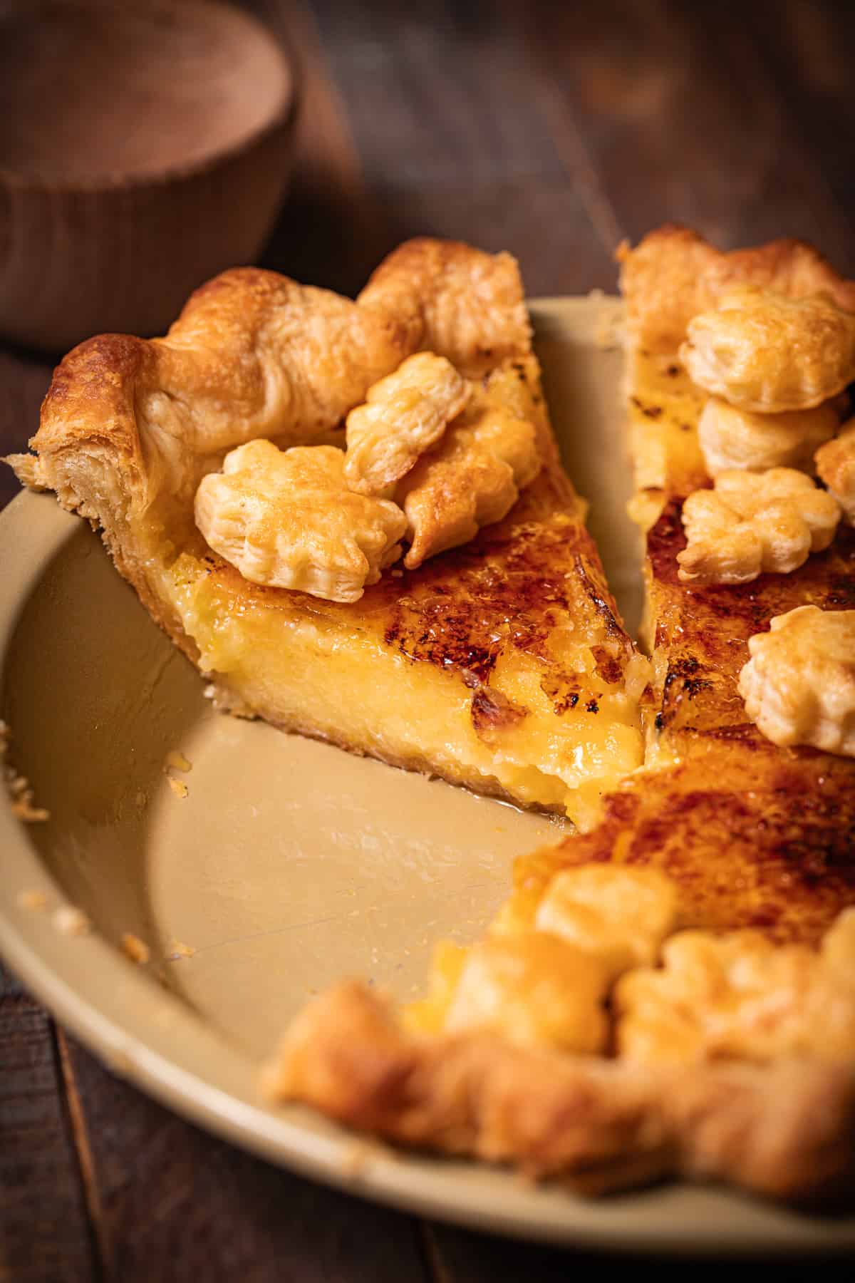 Brûléed Lemon Chess Pie