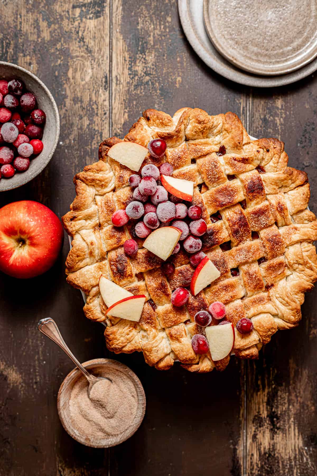 Apple Cranberry Pie