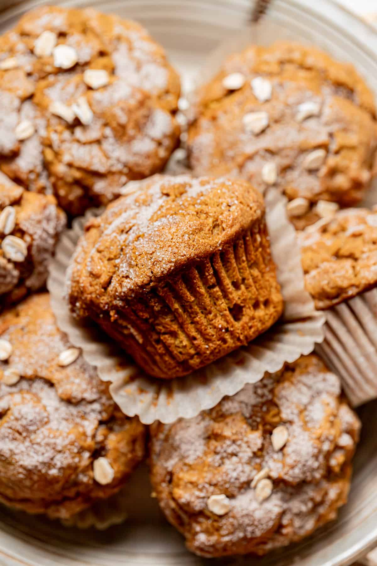 Gluten-Free Pumpkin Oatmeal Muffins