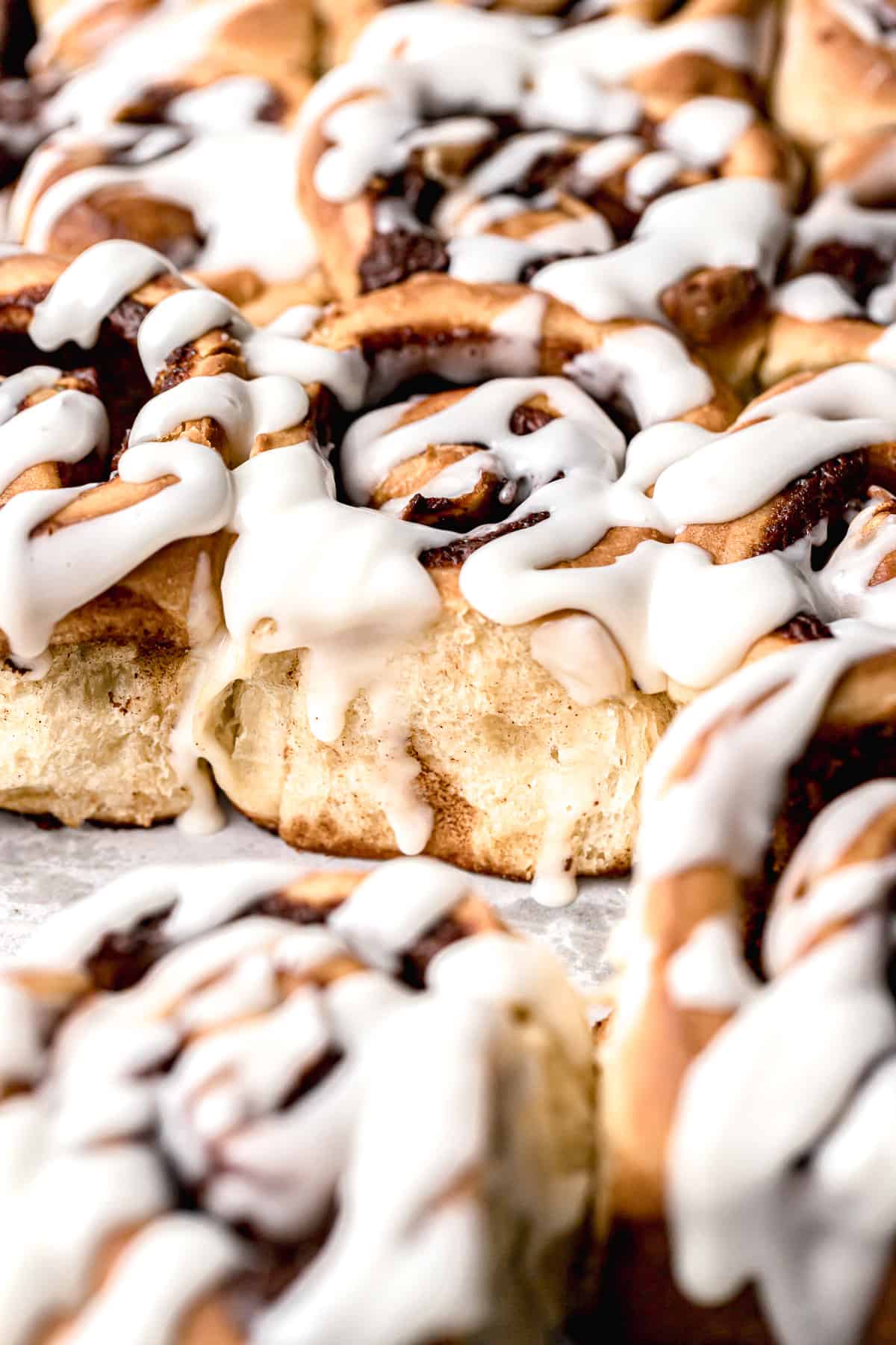 Cinnamon Rolls with Apple Pie Filling