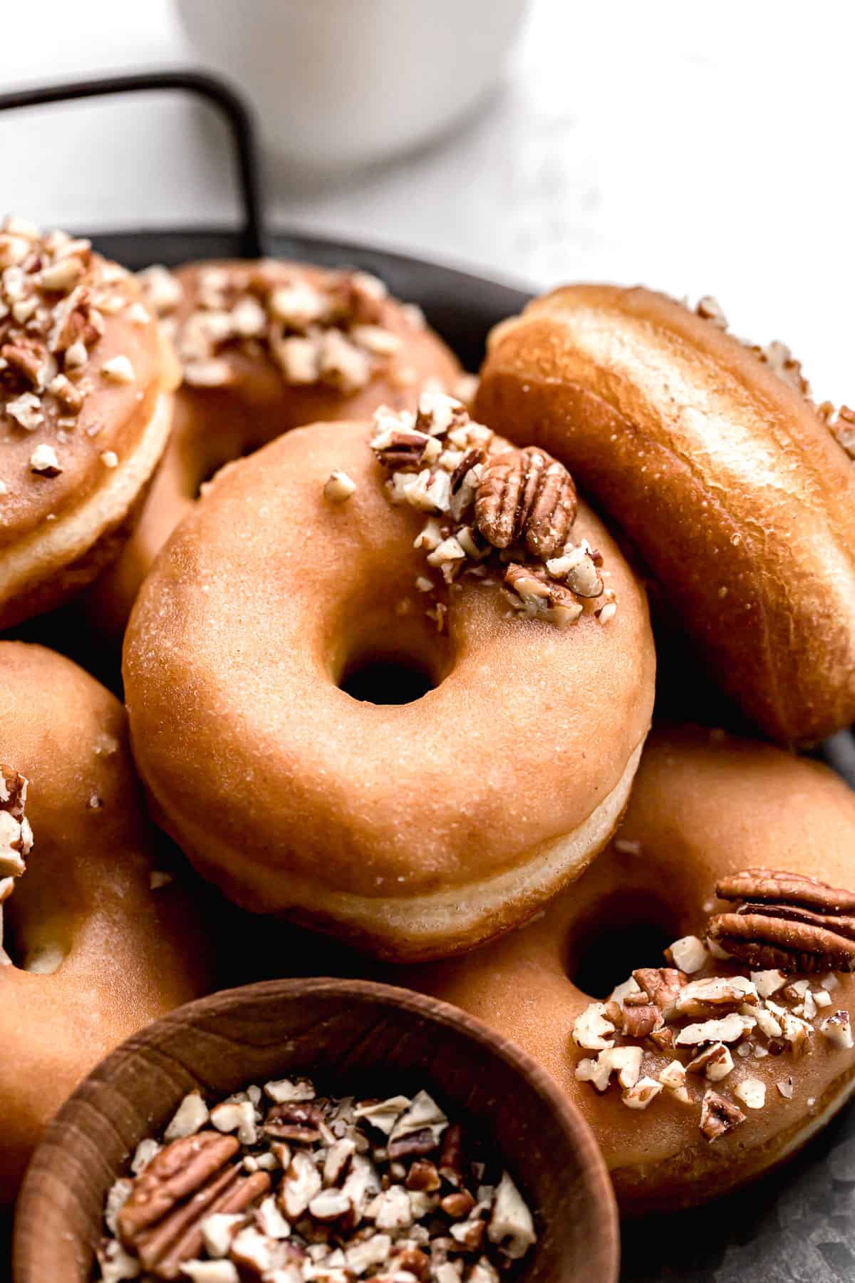 Maple Glazed Brioche Donuts