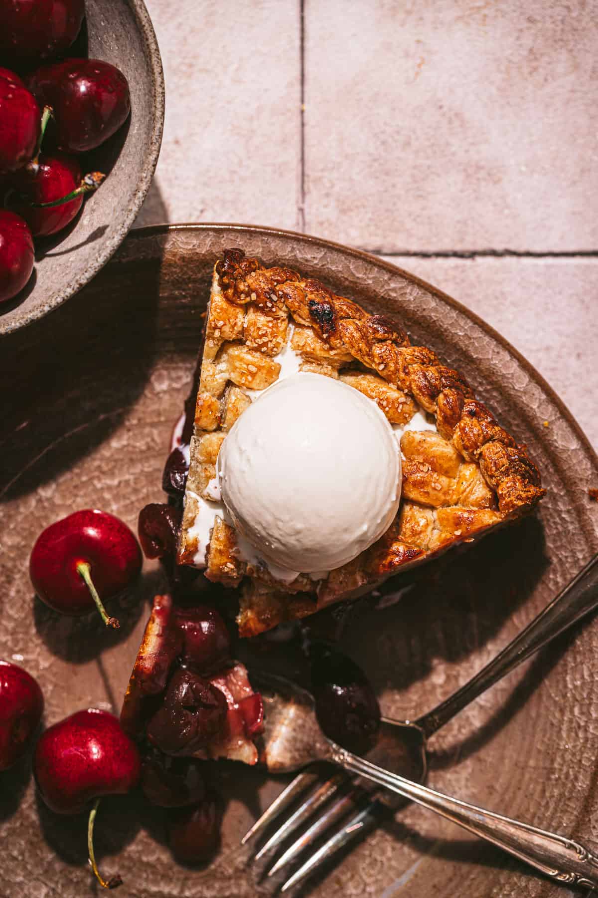 Cardamom Cherry Pie