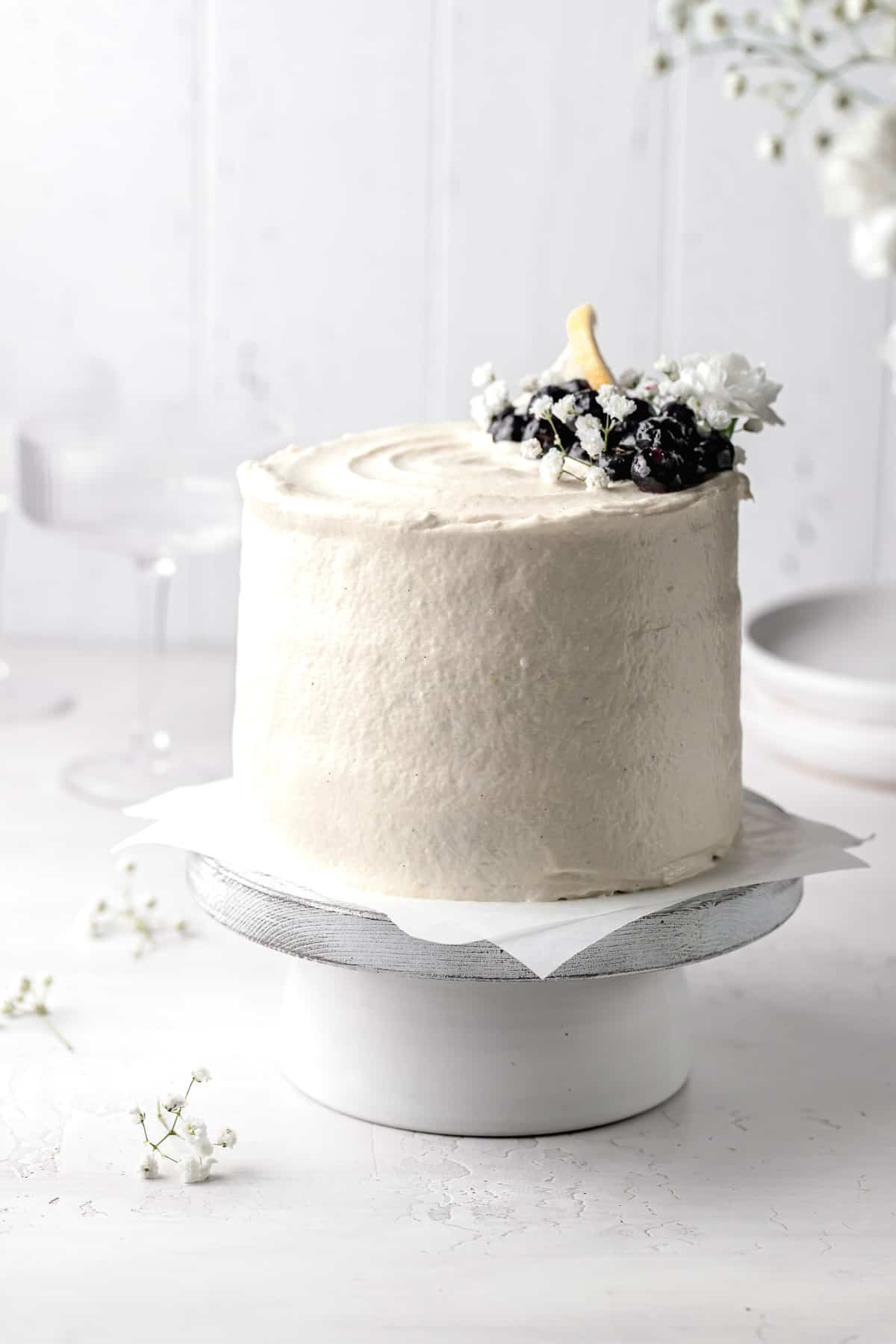 Lemon Blueberry Jam Cake