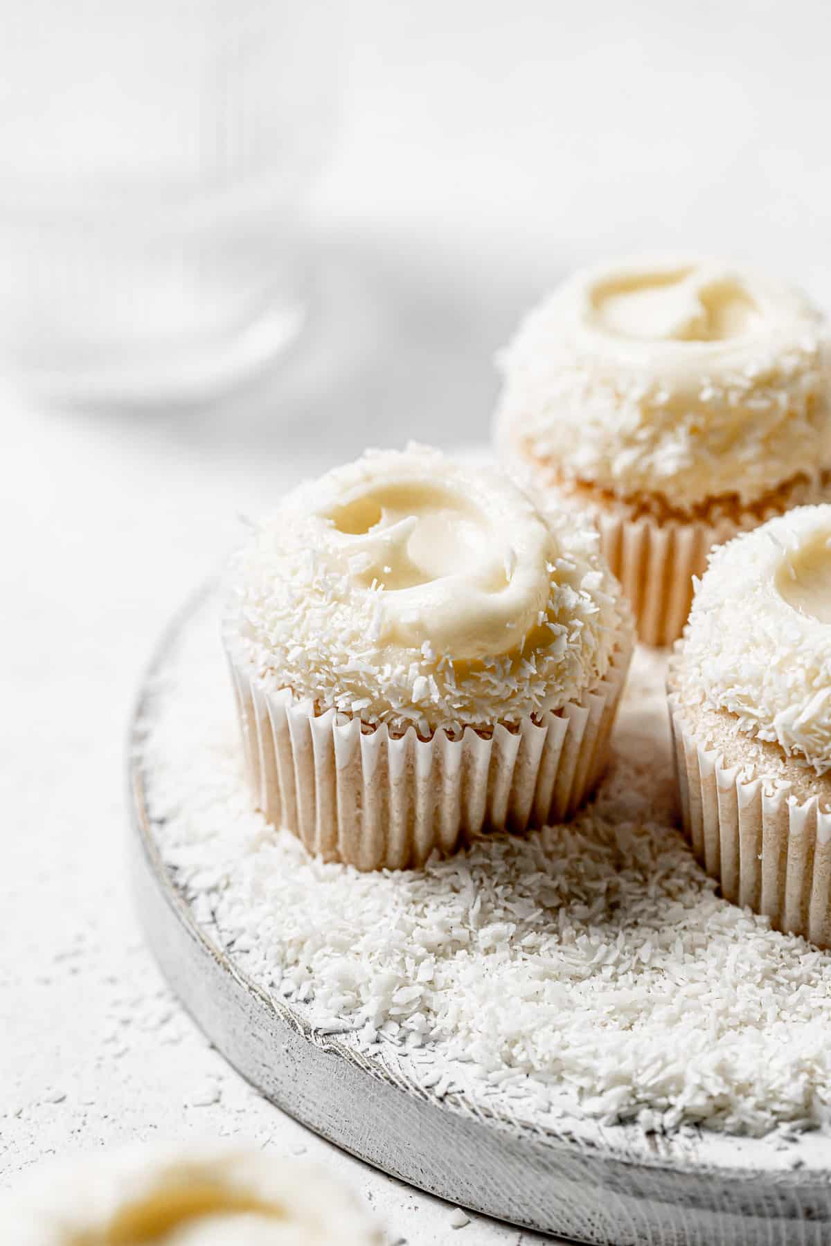 Coconut Cupcakes with Coconut Cream Cheese Frosting