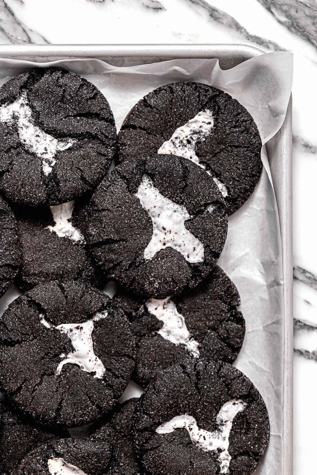 Chocolate Marshmallow Cookies