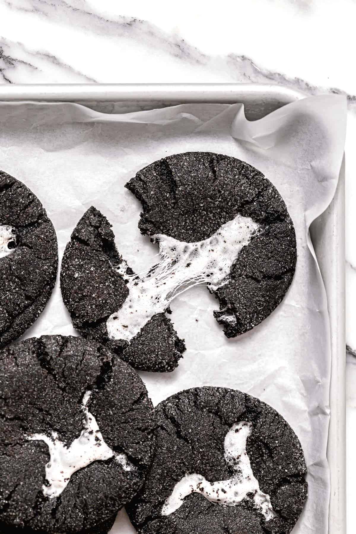 Chocolate Marshmallow Cookies