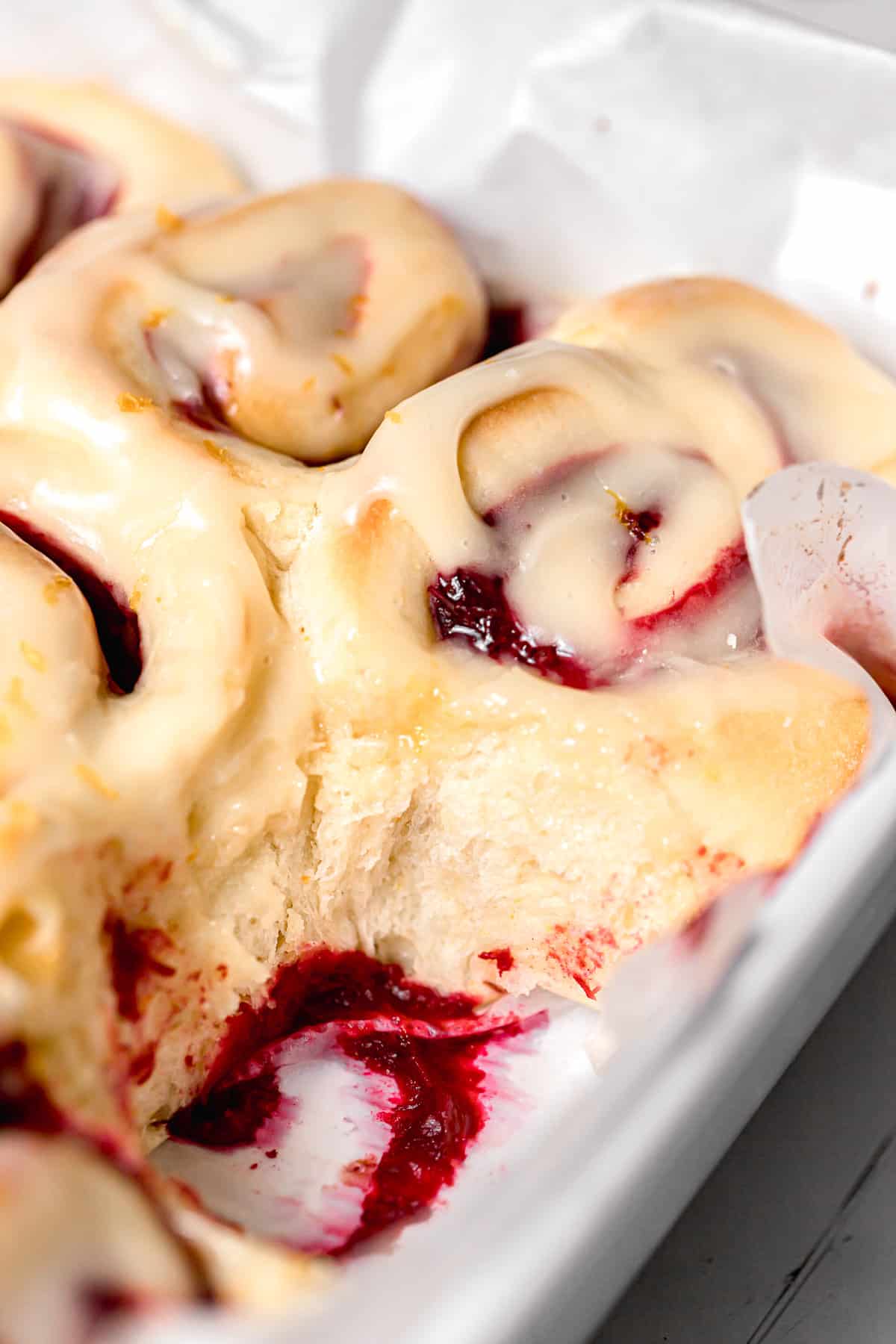 Cranberry Orange Cinnamon Rolls