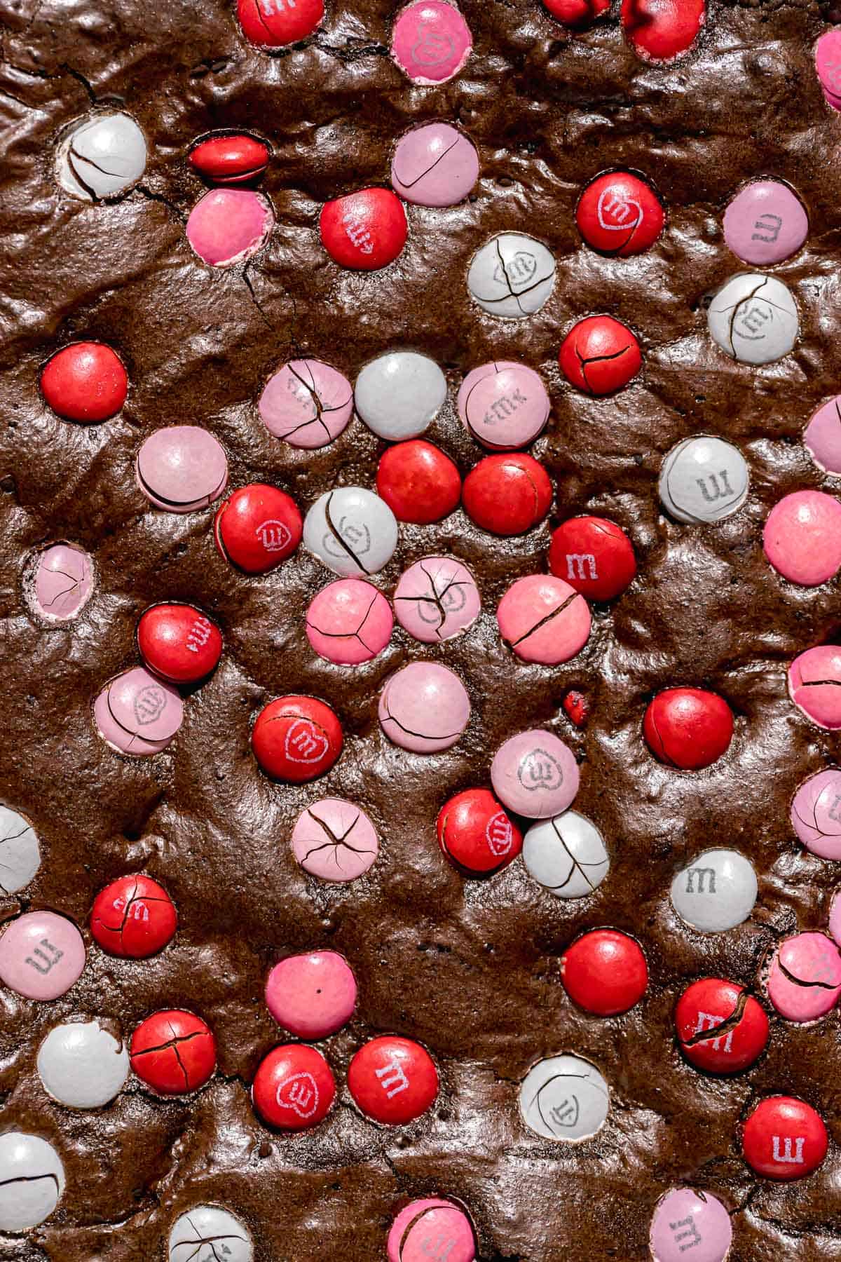 Valentine's M&M Brownies