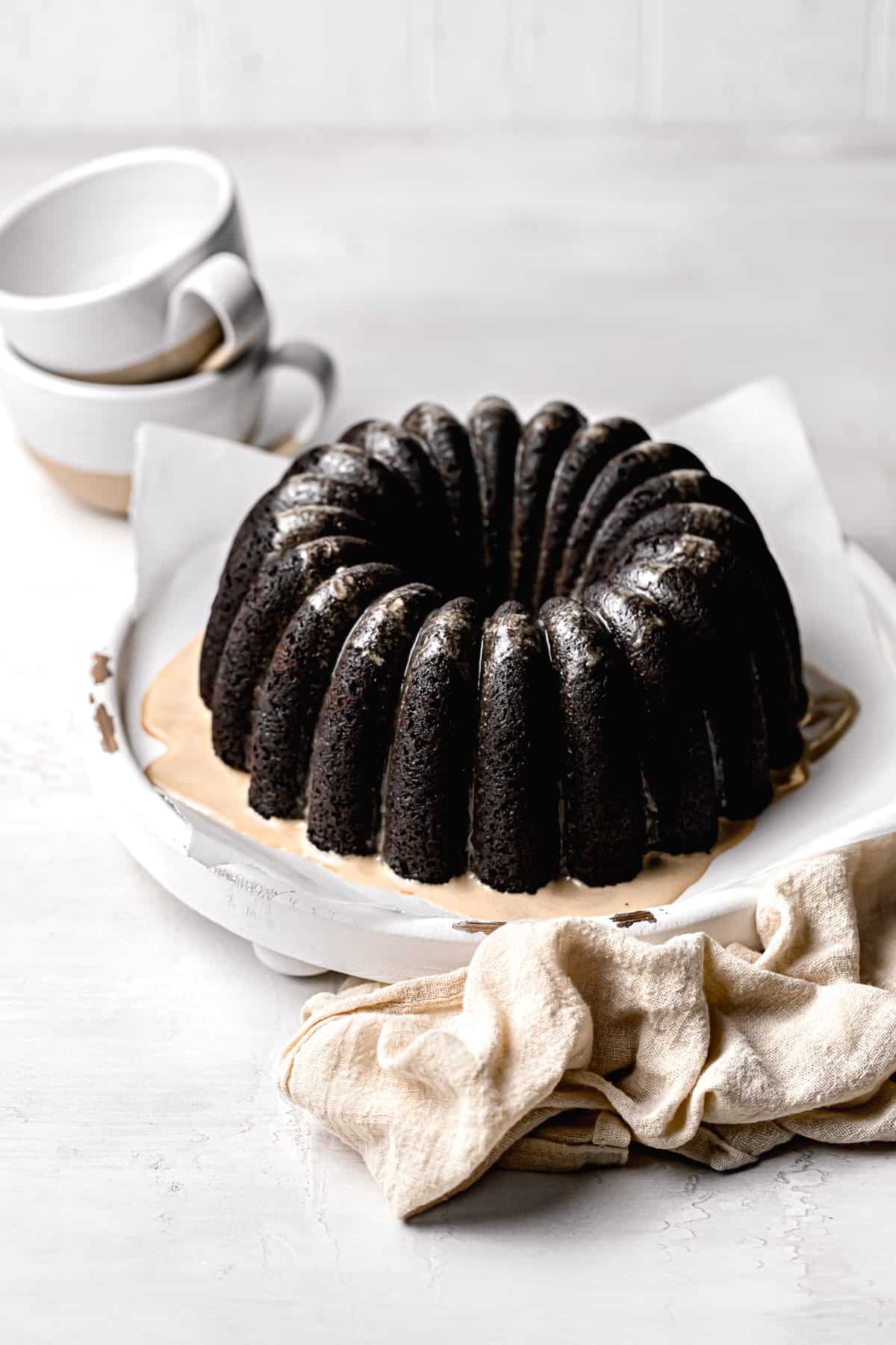 Fudgy Chocolate Espresso Bundt Cake
