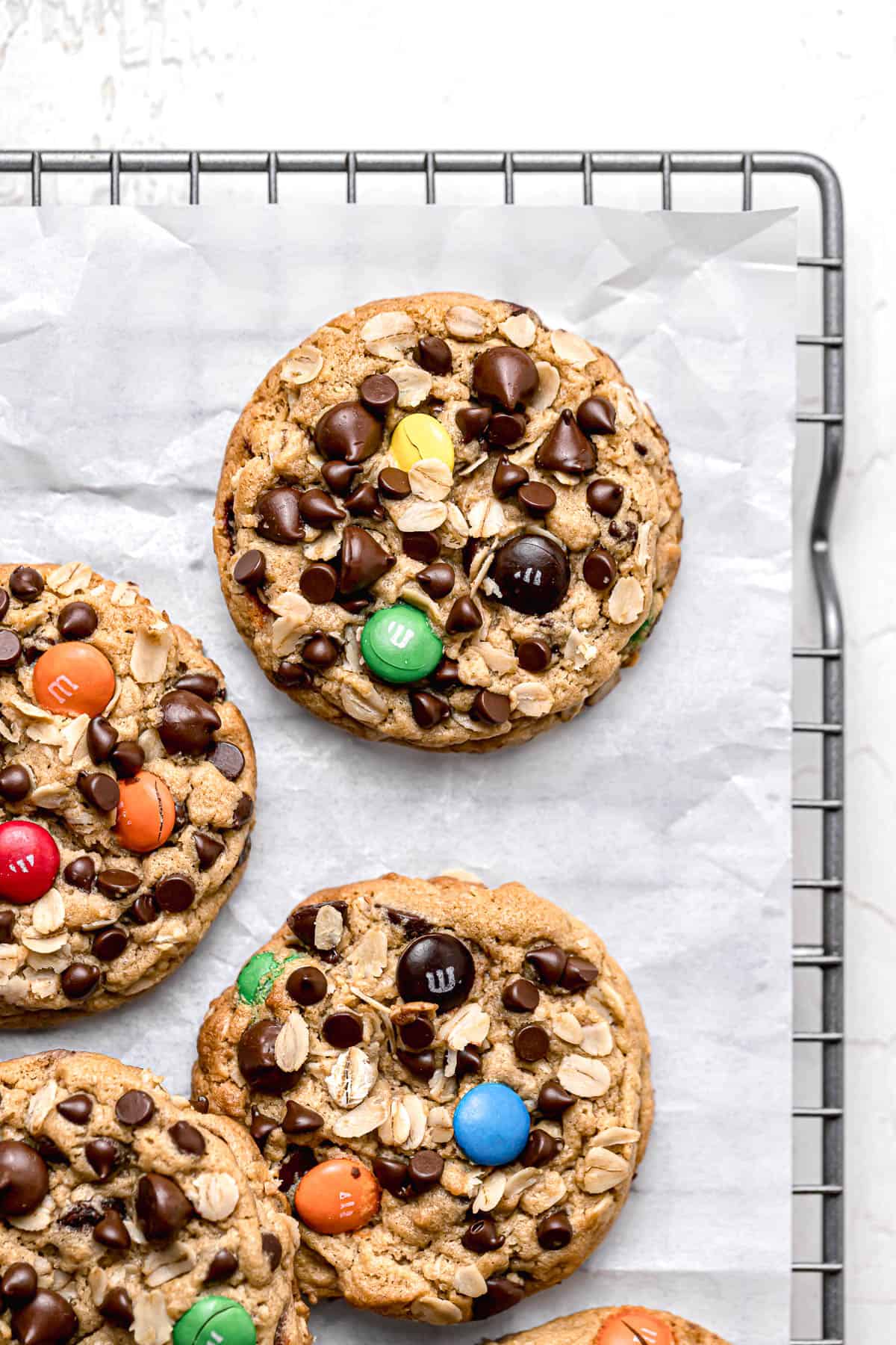 Soft & Thick Monster Cookies