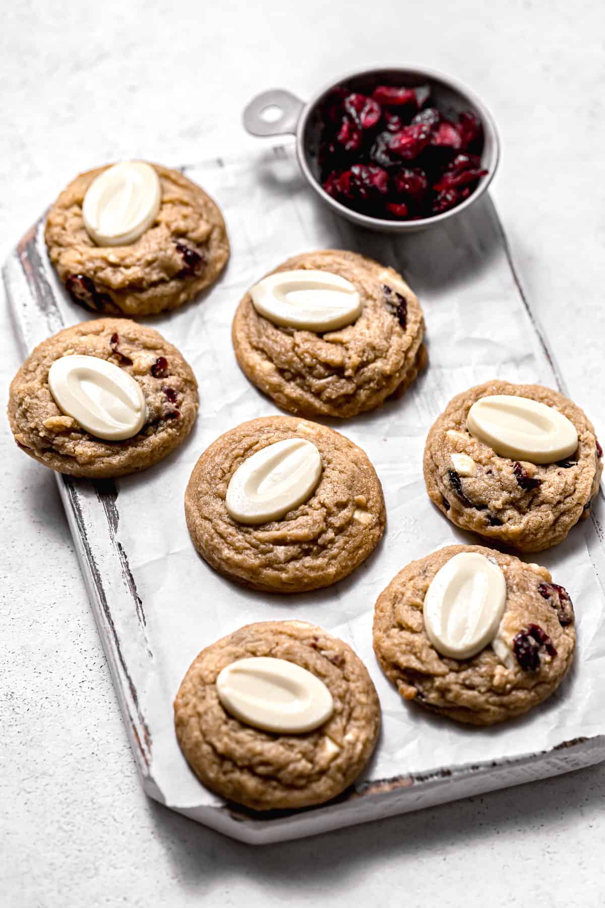 White Chocolate Cranberry Cookies