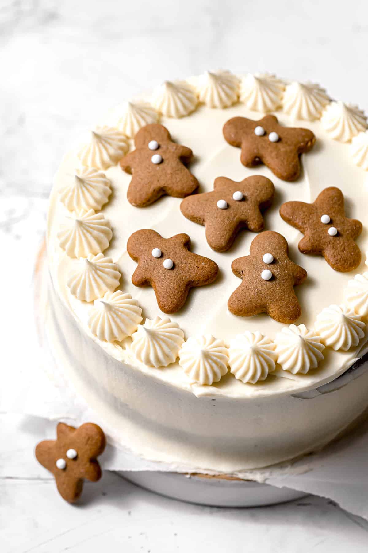Gingerbread Cake with Cream Cheese Frosting