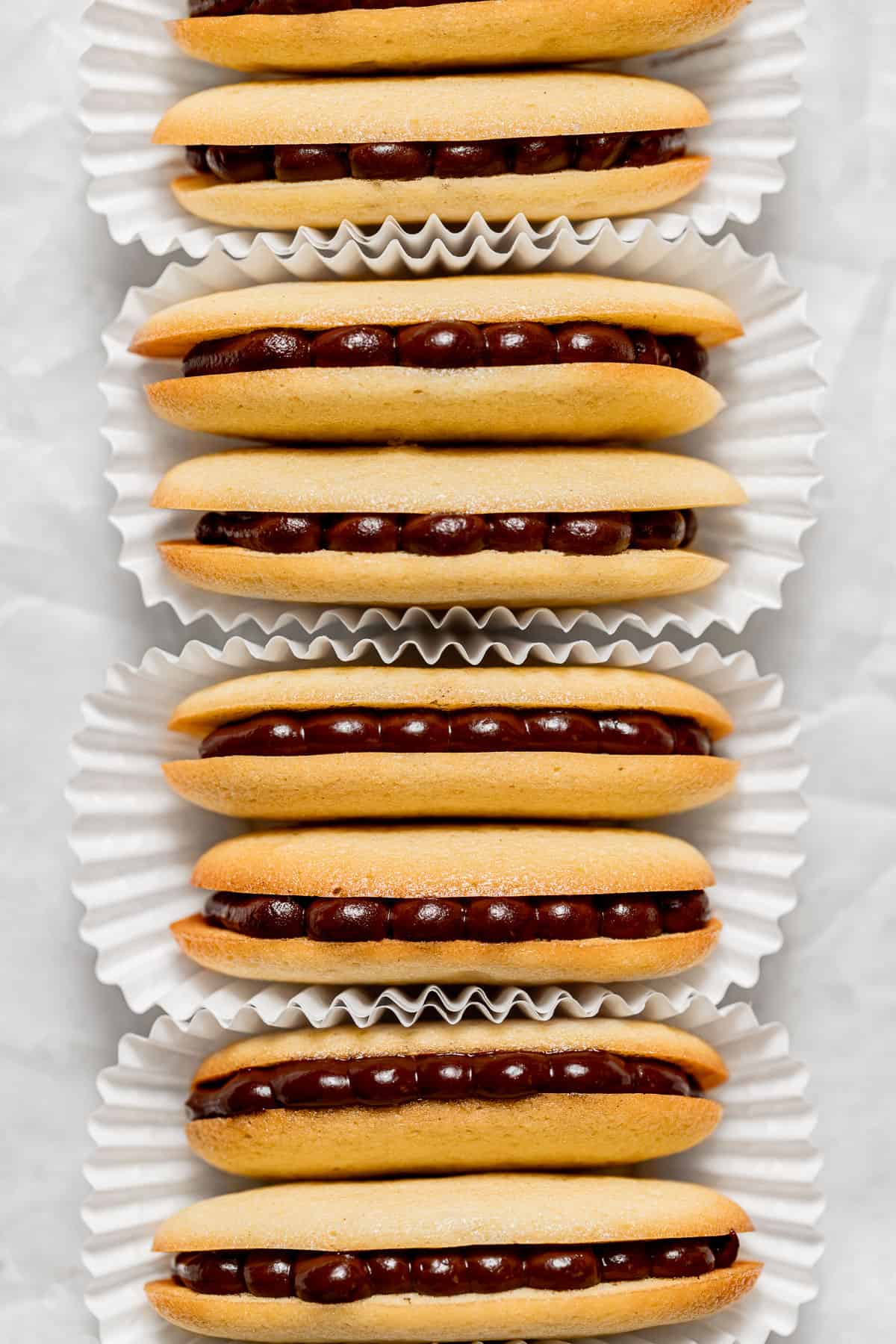 Homemade Mint Chocolate Milano Cookies