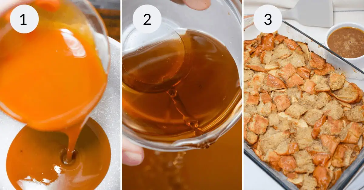 Apple Bread Pudding with Bourbon Sauce