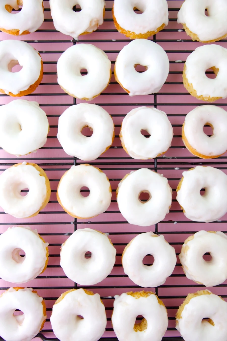 Lemon Pound Cake Mini Doughnuts