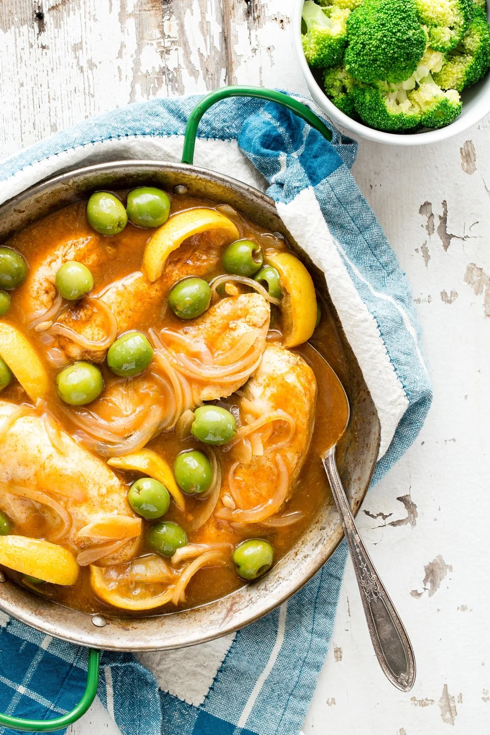 Spiced Chicken with Olives and Lemon