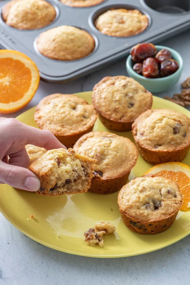 Orange Date Muffins