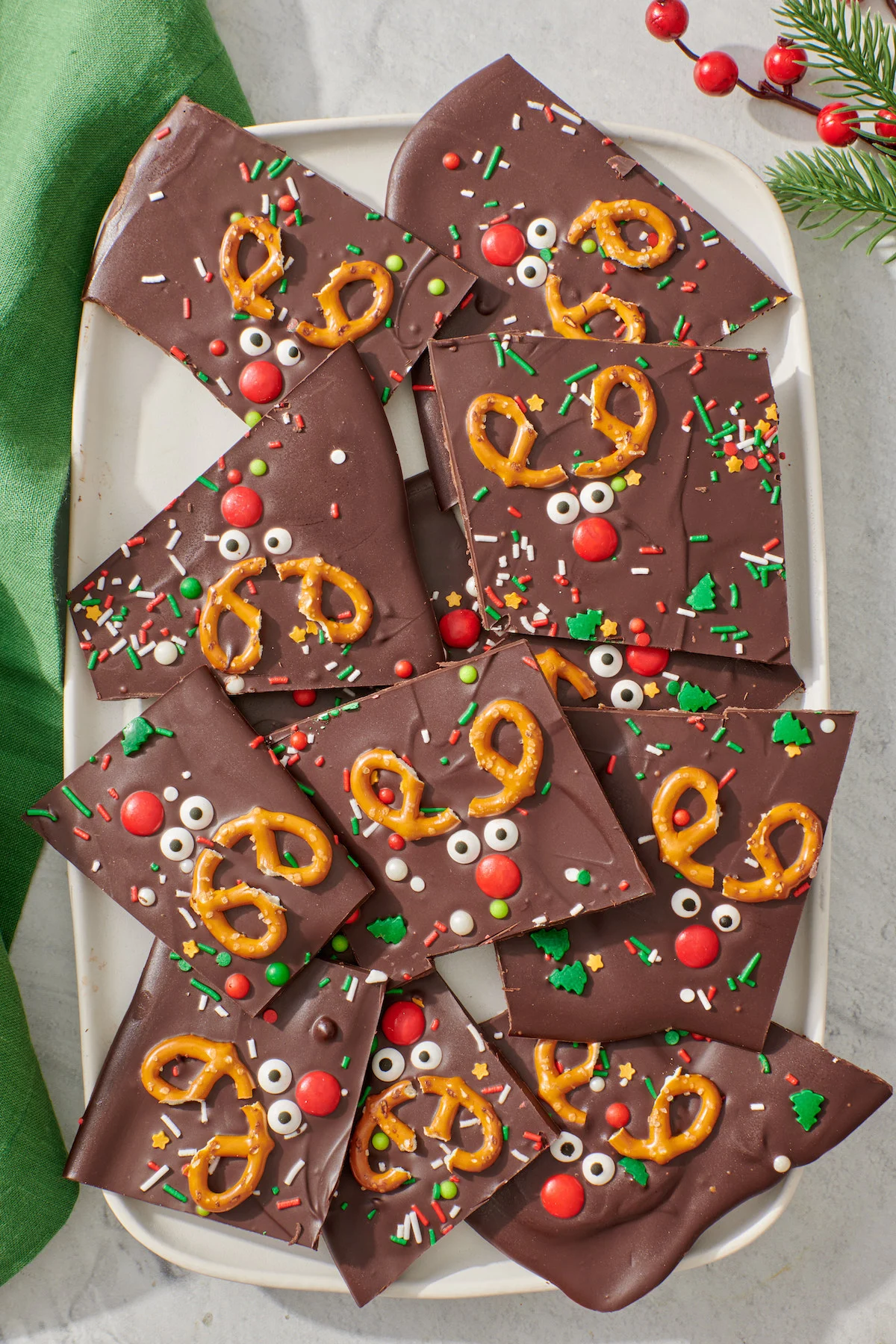 Chocolate Reindeer Bark