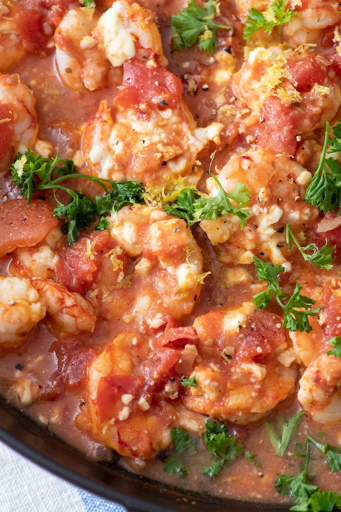 Greek Style Shrimp