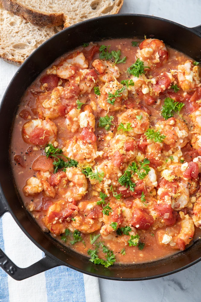 Greek Style Shrimp