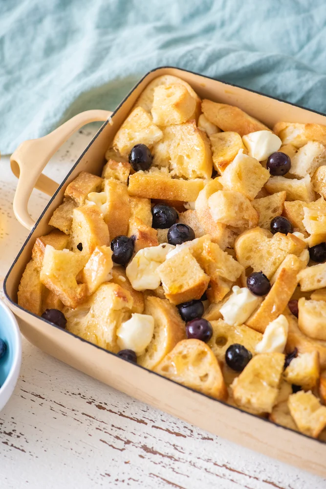 Blueberry Cream Cheese French Toast