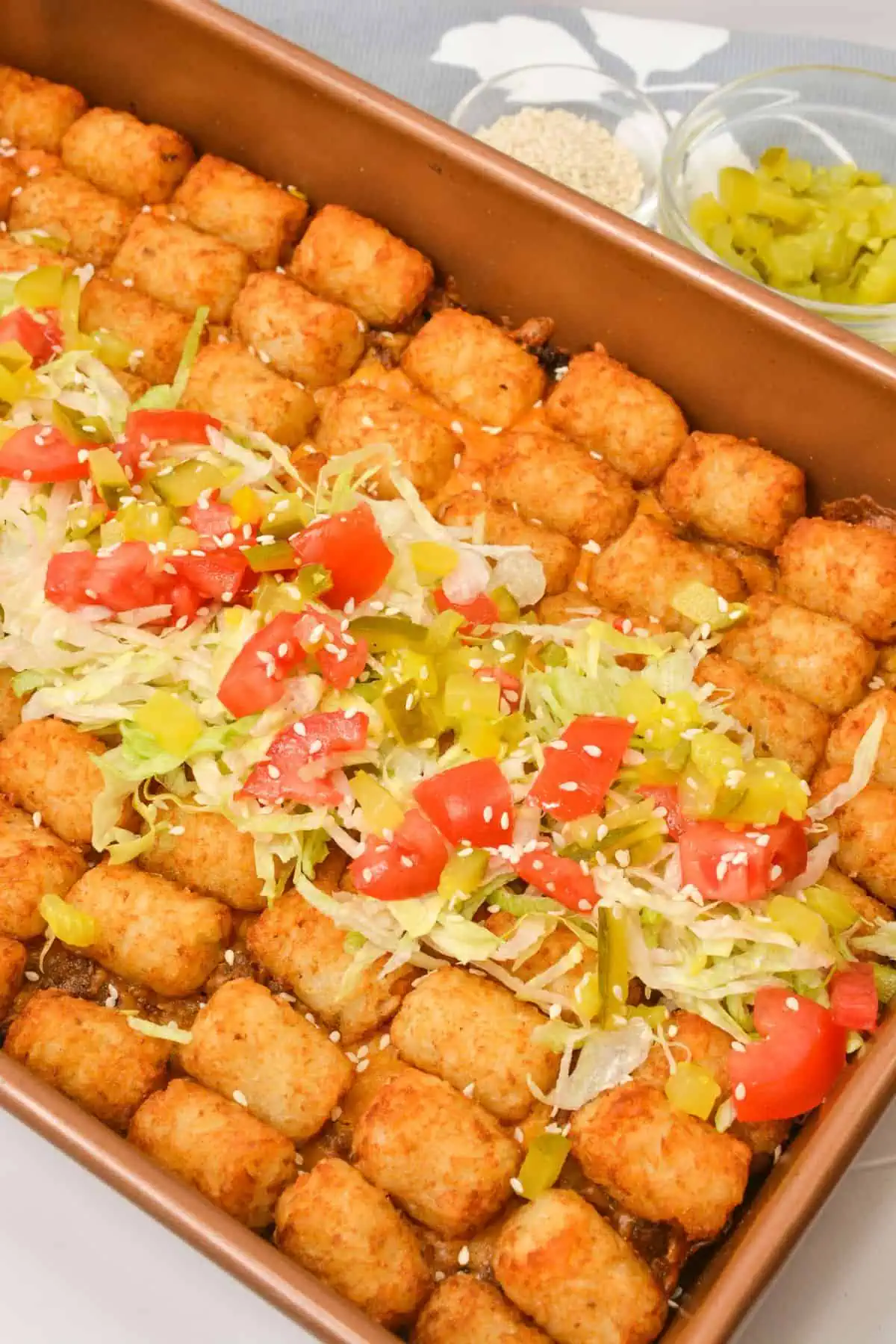 Big Mac Tater Tot Casserole