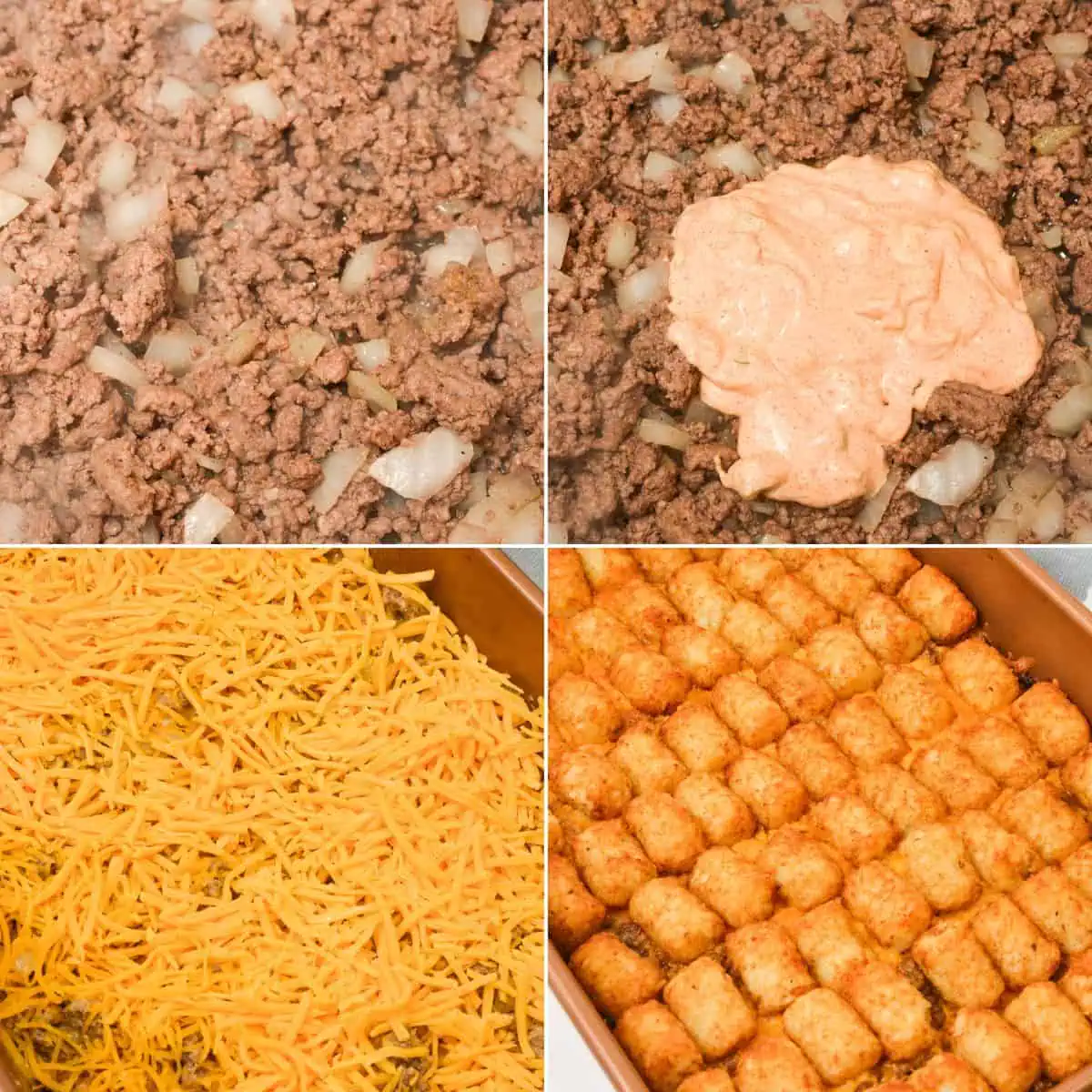 Big Mac Tater Tot Casserole