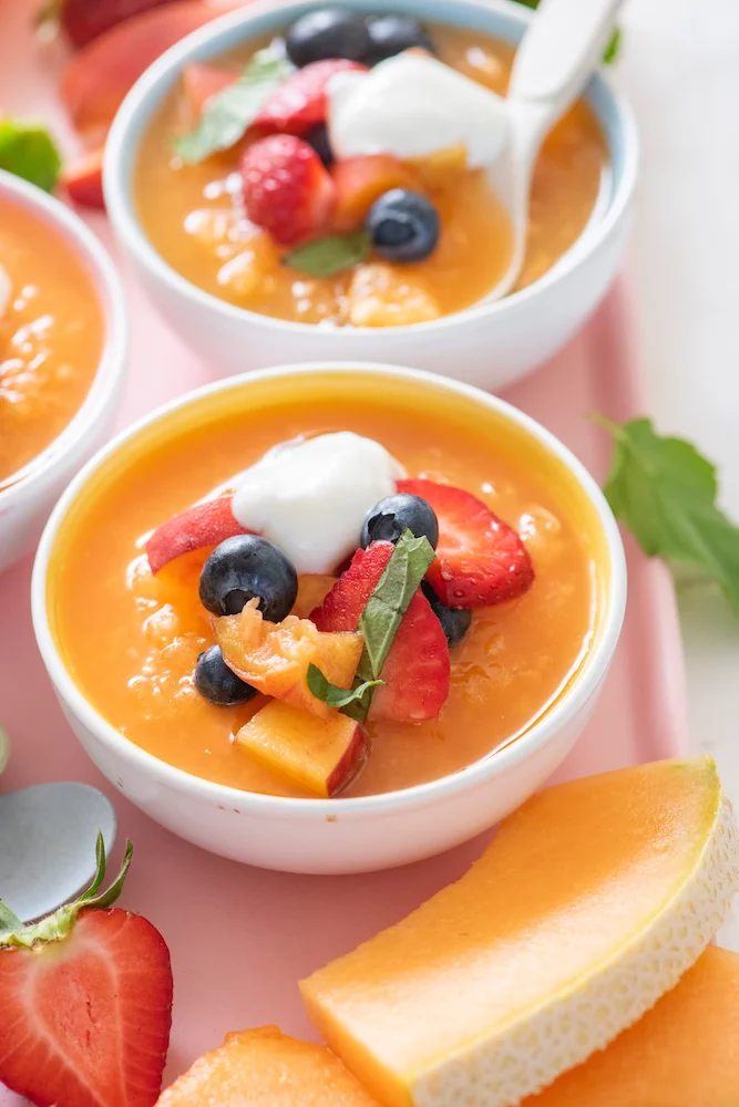 Summer Fruit Gazpacho