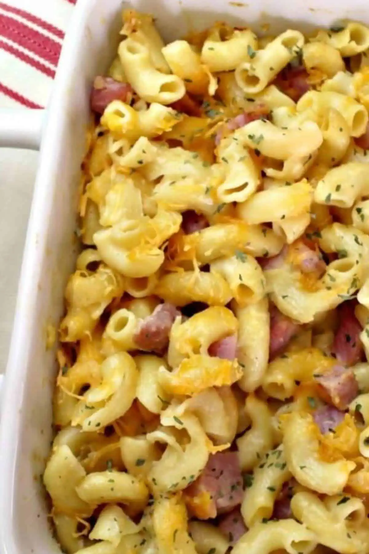 Mac and Cheese with Ham