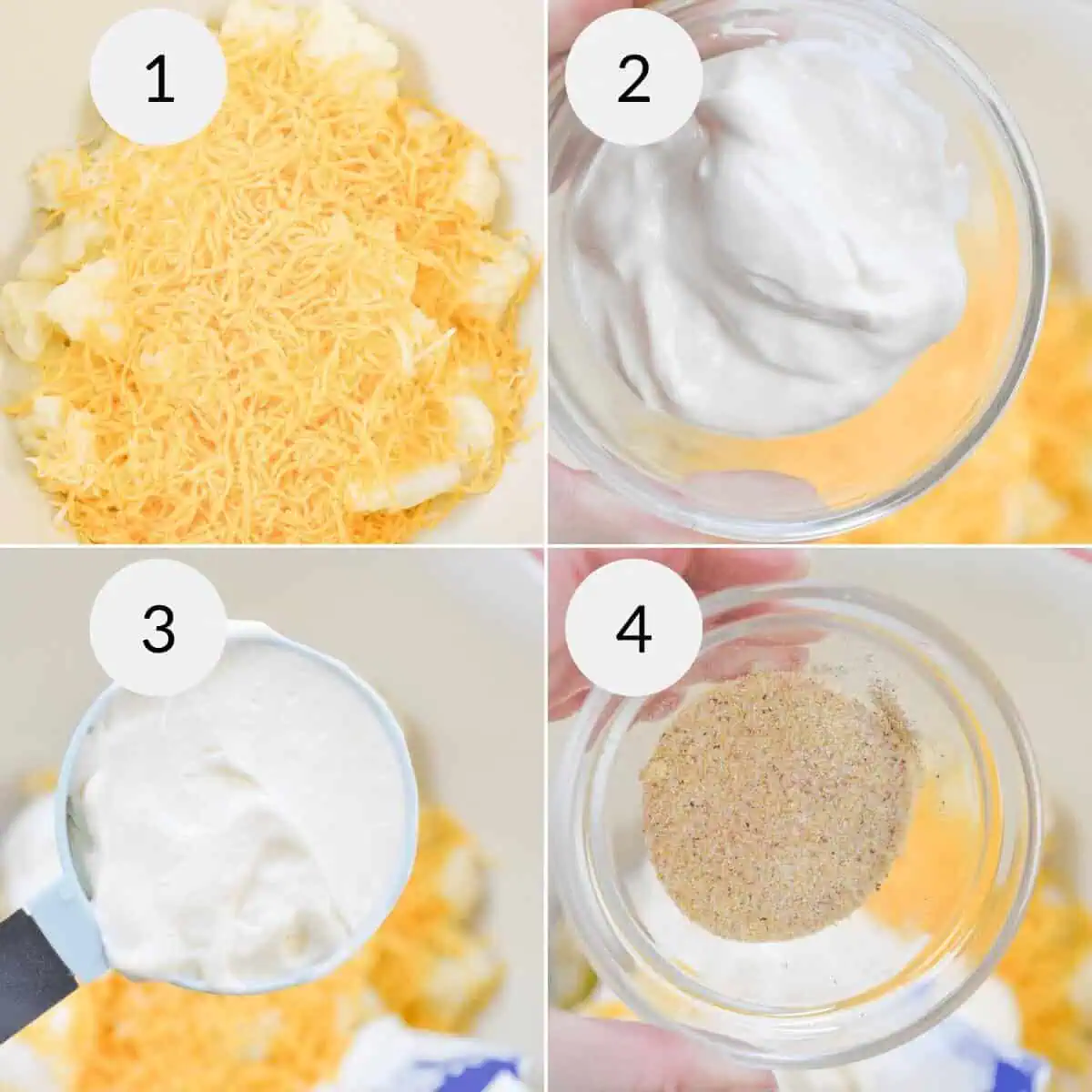 Loaded Cheesy Cauliflower Casserole