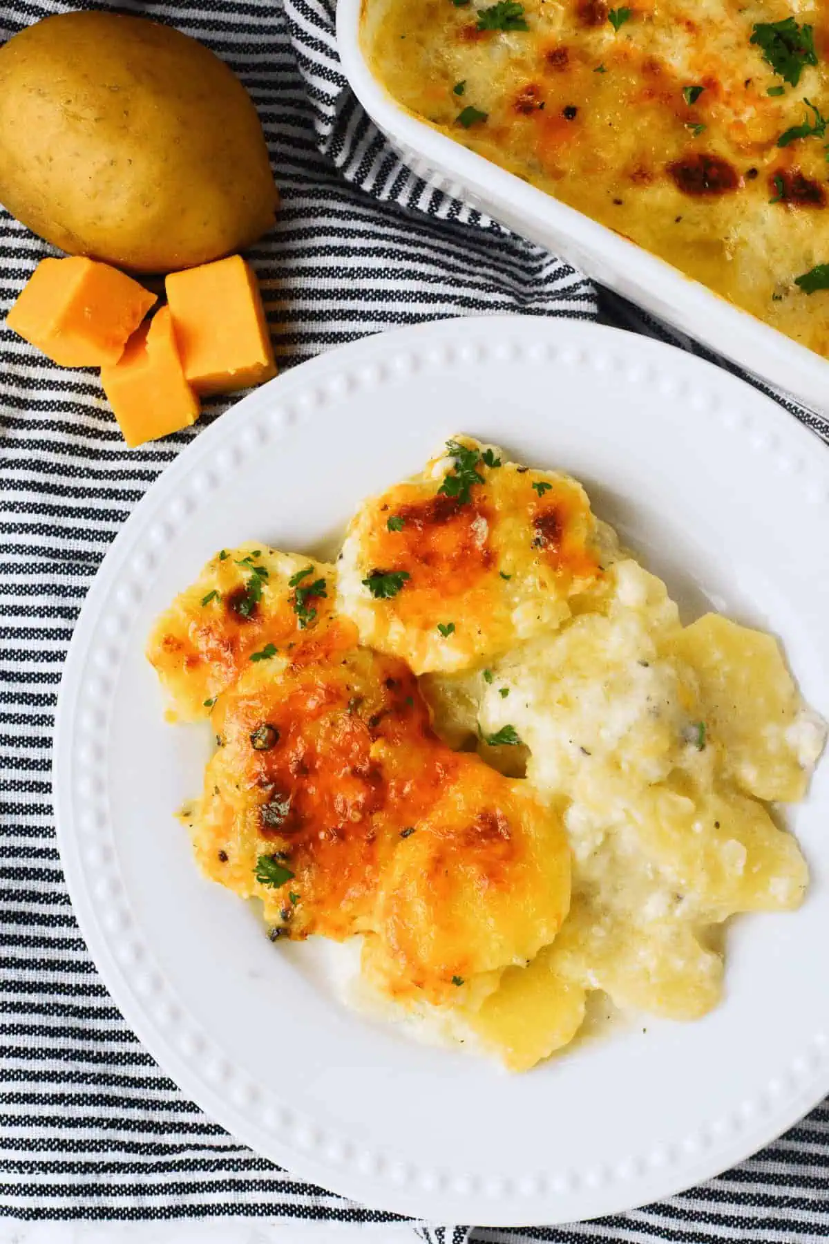 Au Gratin Potatoes with Gruyere Cheese