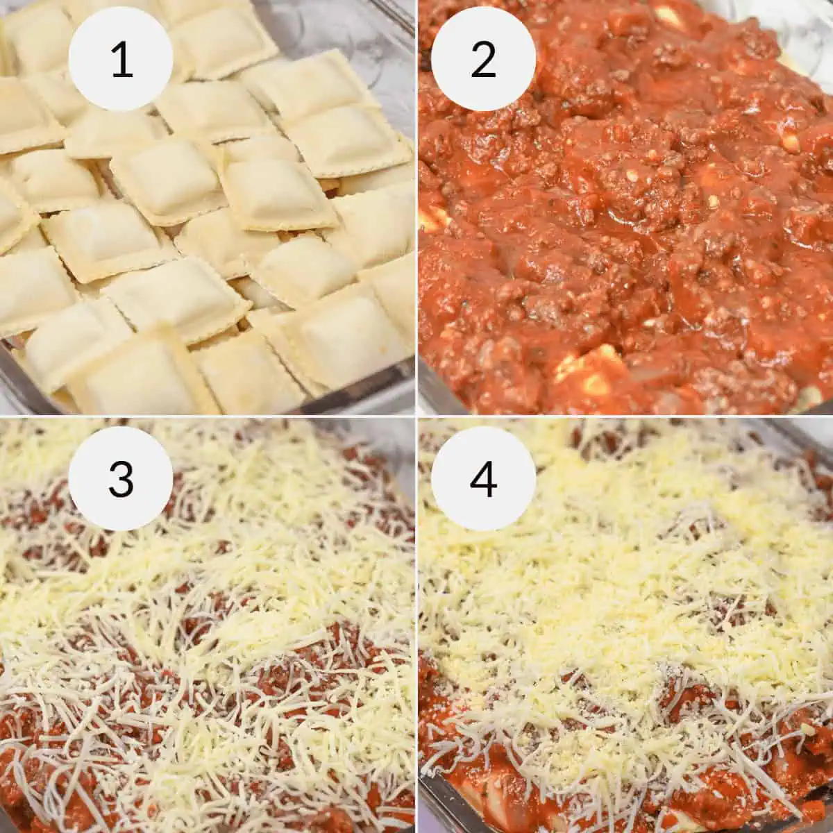 Lazy Ravioli Lasagna