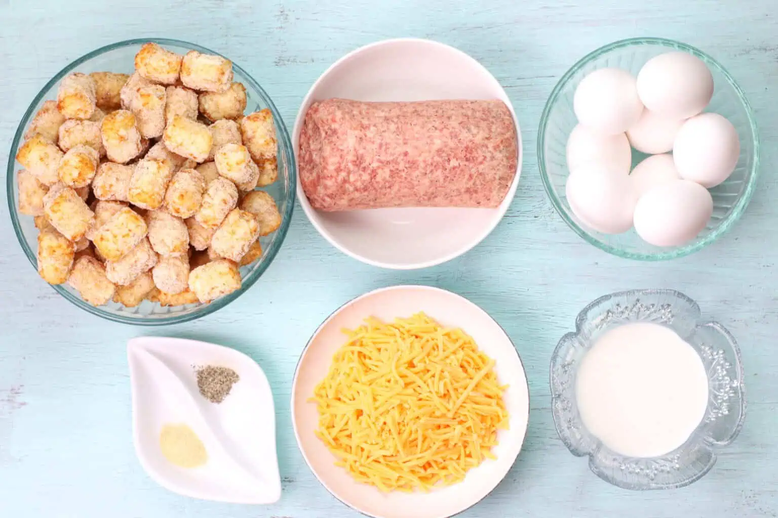 Tater Tot Sausage Breakfast Casserole