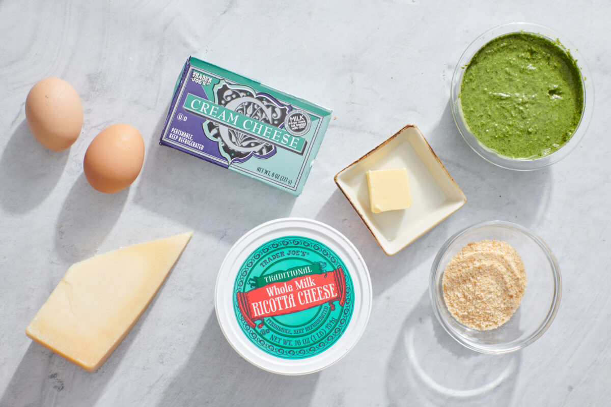 Savory Basil Pesto Cheesecake Dip