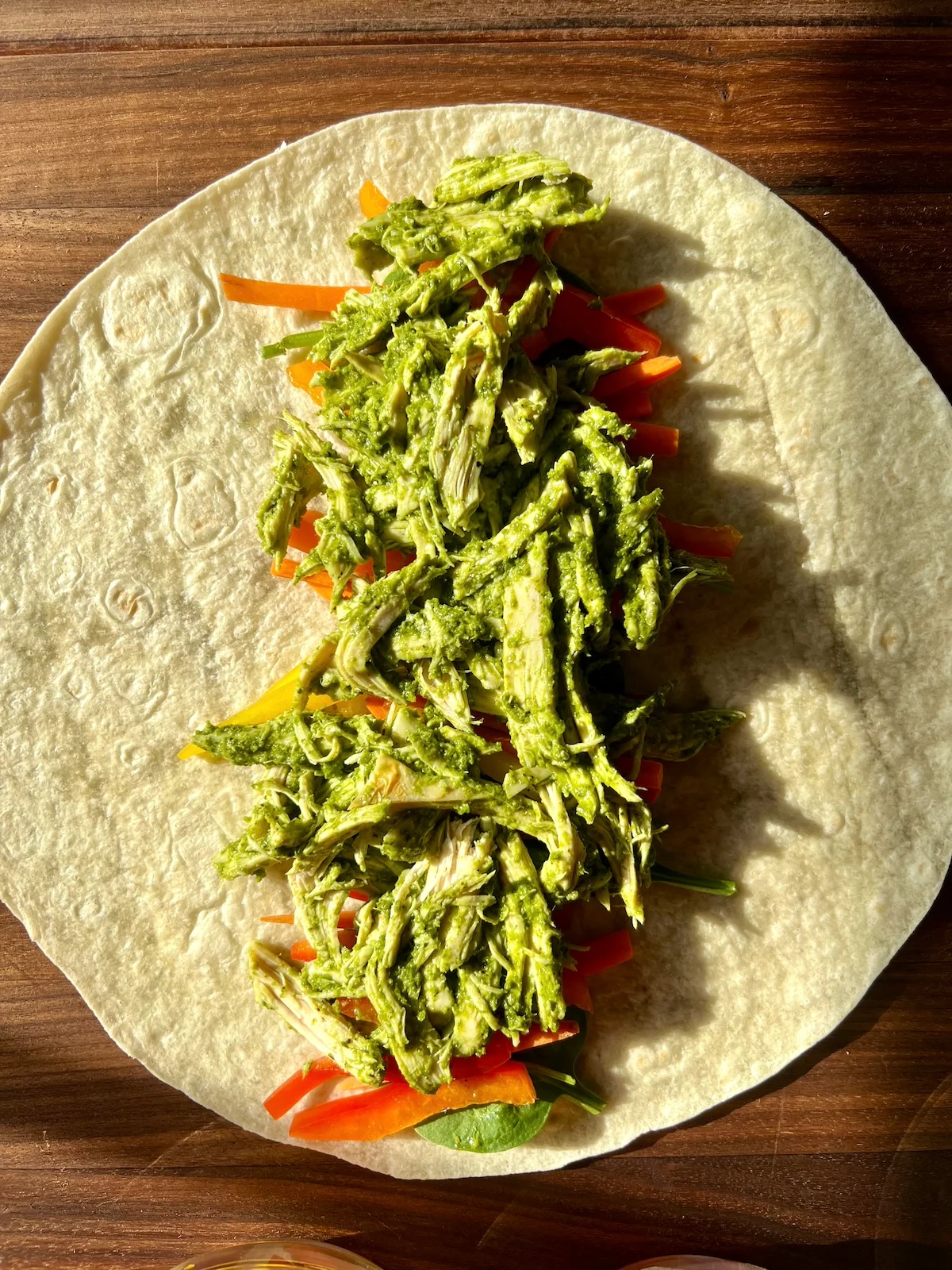 Chicken Pesto Wraps