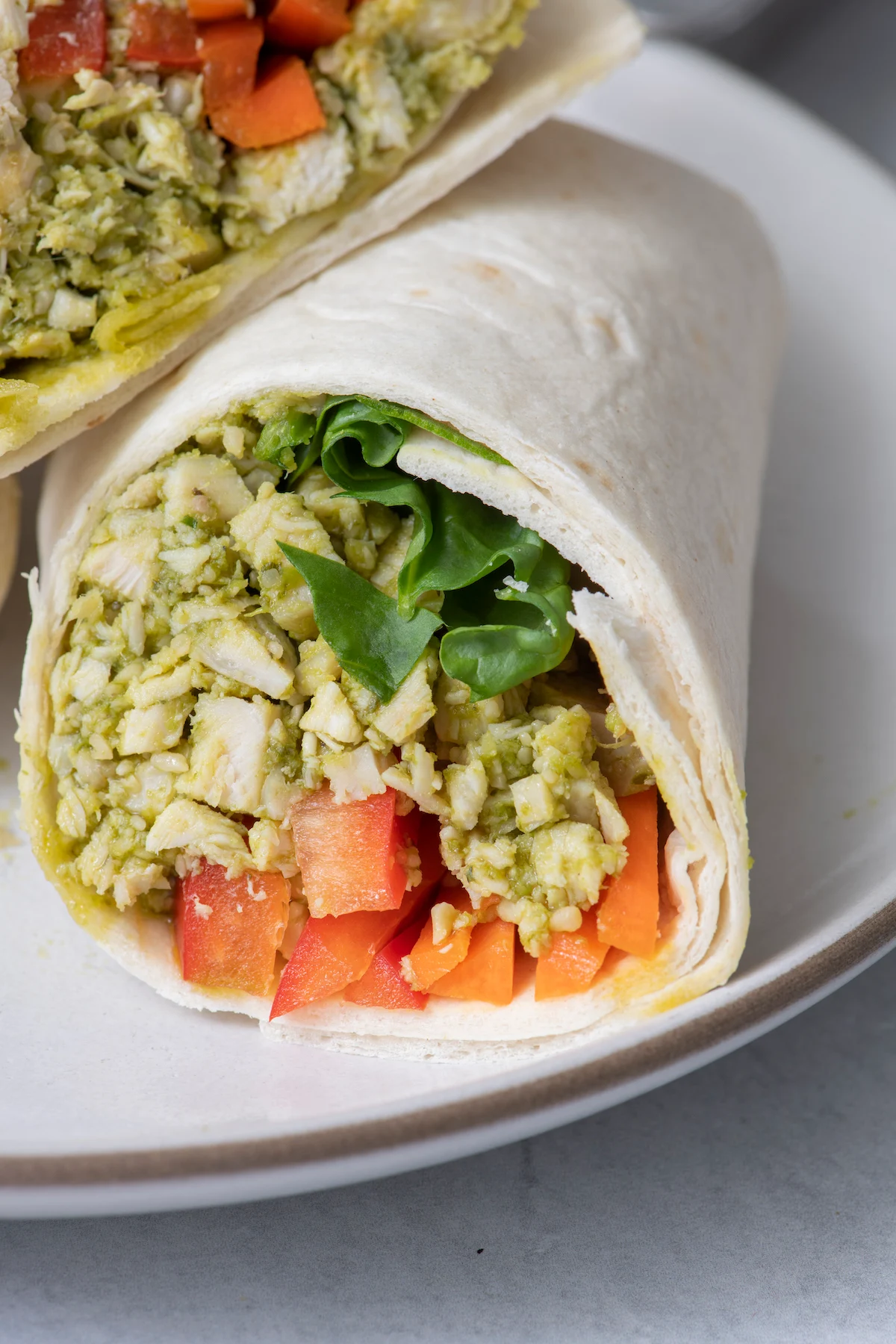 Chicken Pesto Wraps
