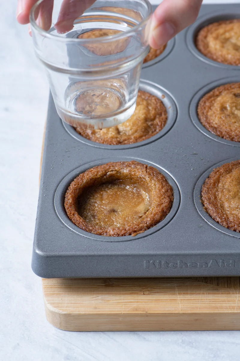 Chocolate Chip Cookie Cups