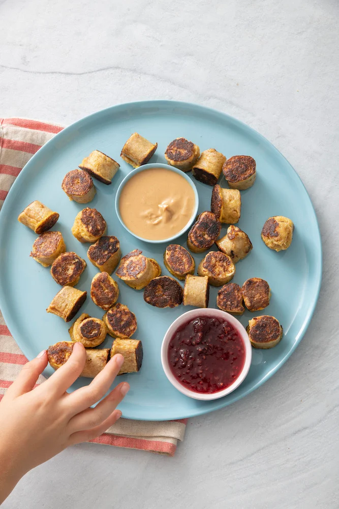 Peanut Butter French Toast Sushi Rolls