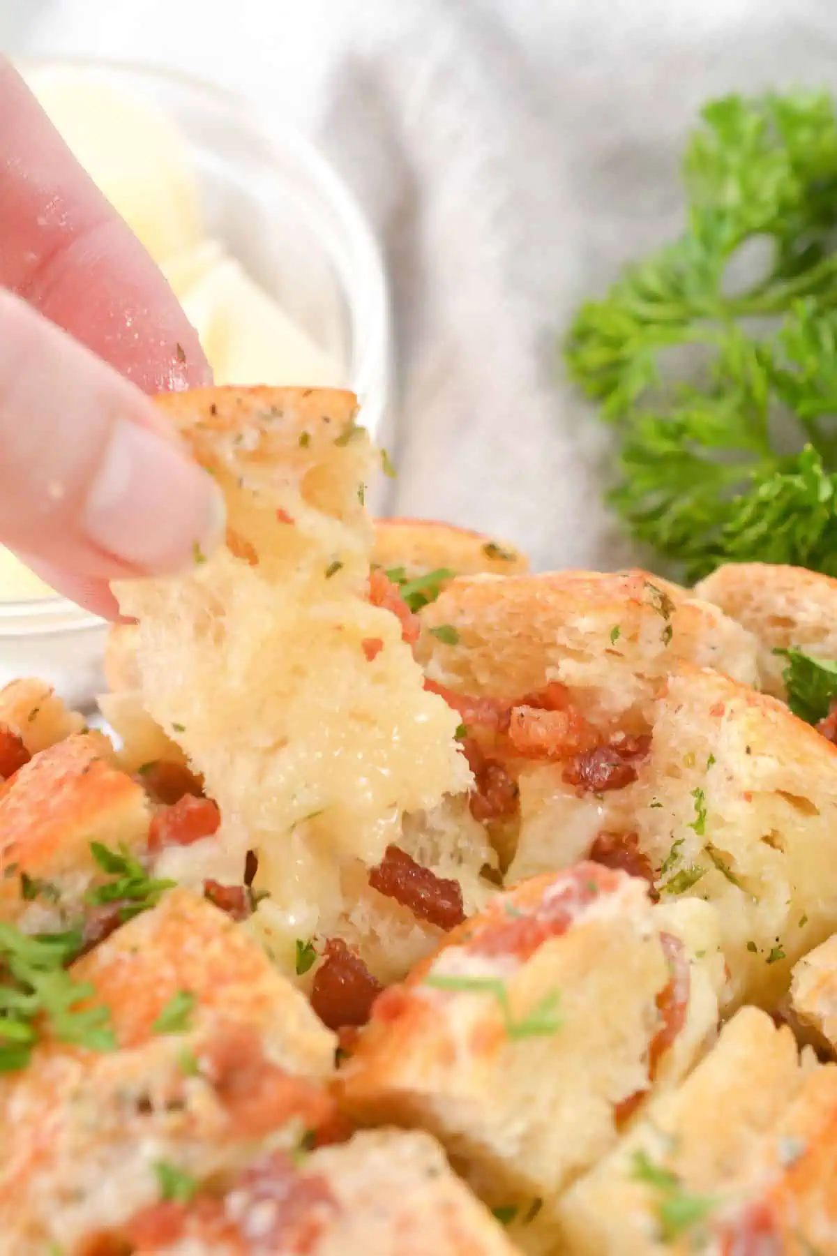 Bacon Ranch Pull Apart Bread