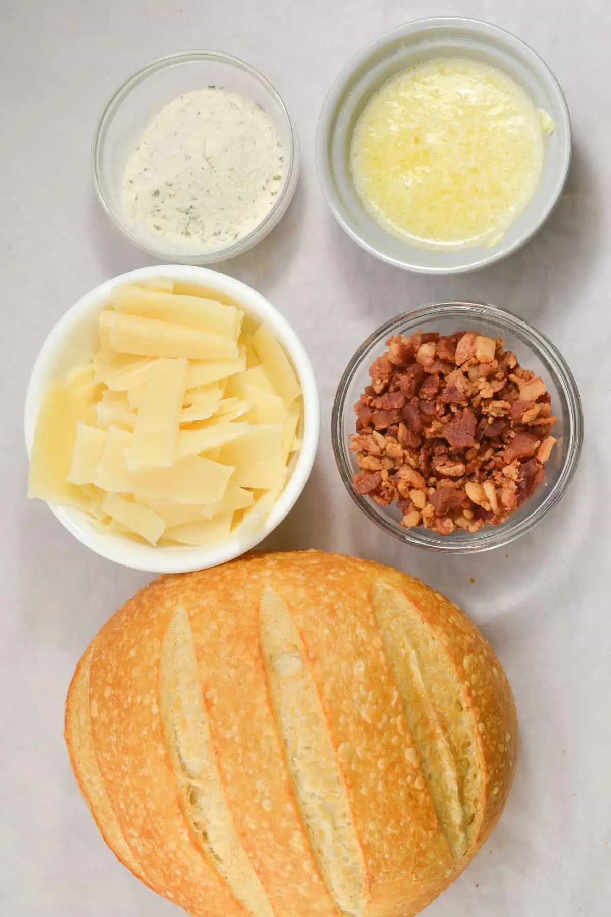 Bacon Ranch Pull Apart Bread