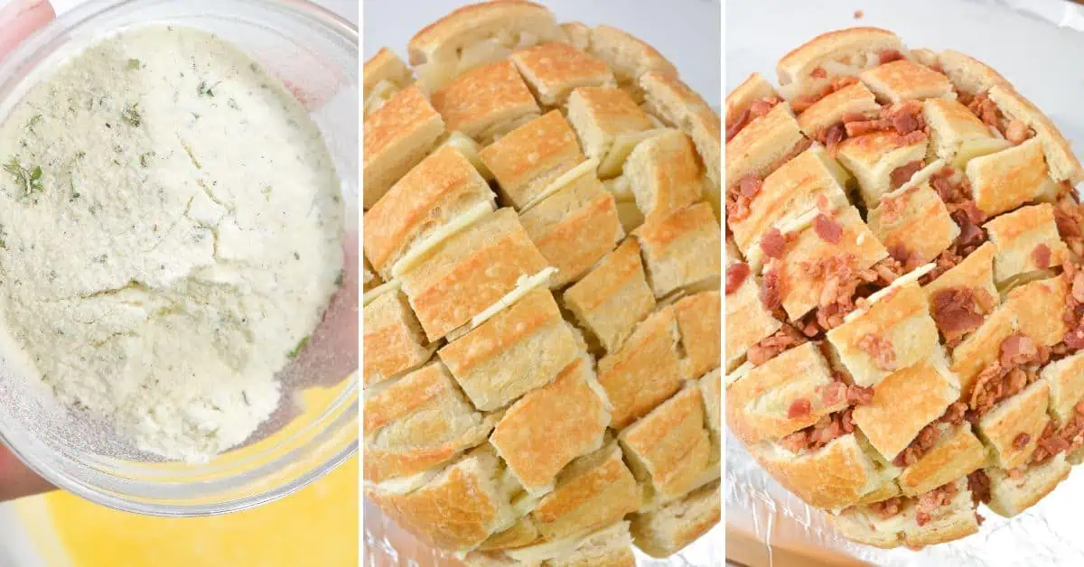 Bacon Ranch Pull Apart Bread