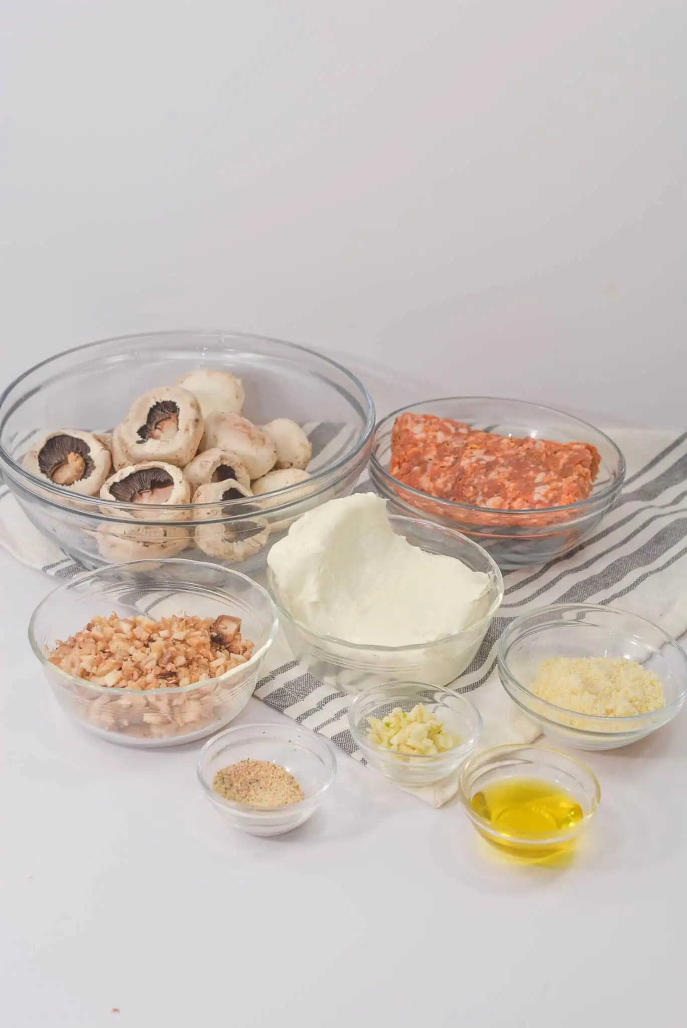 Sausage Cream Cheese Filled Mushrooms