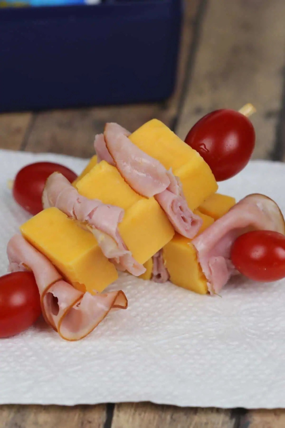 Ham and Cheese Appetizer Skewers