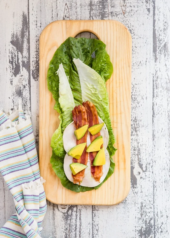 Turkey Club Lettuce Wraps