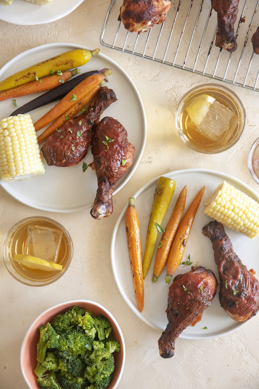 Baked BBQ Chicken Legs