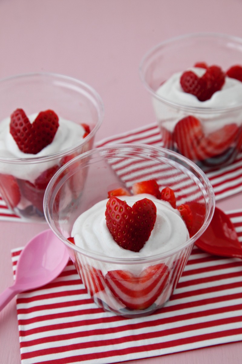 Berry Heart Parfaits