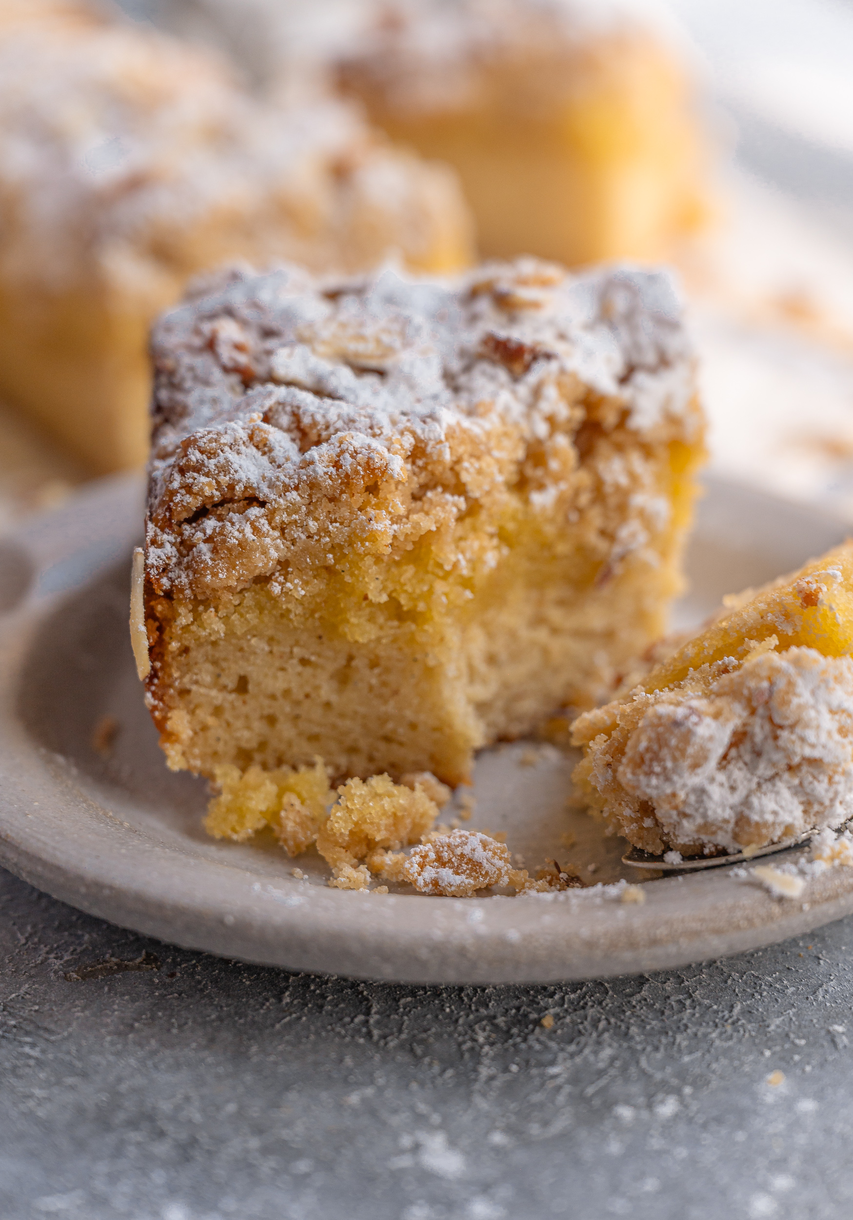 Almond Coffee Cake with Brown Butter Streusel Topping