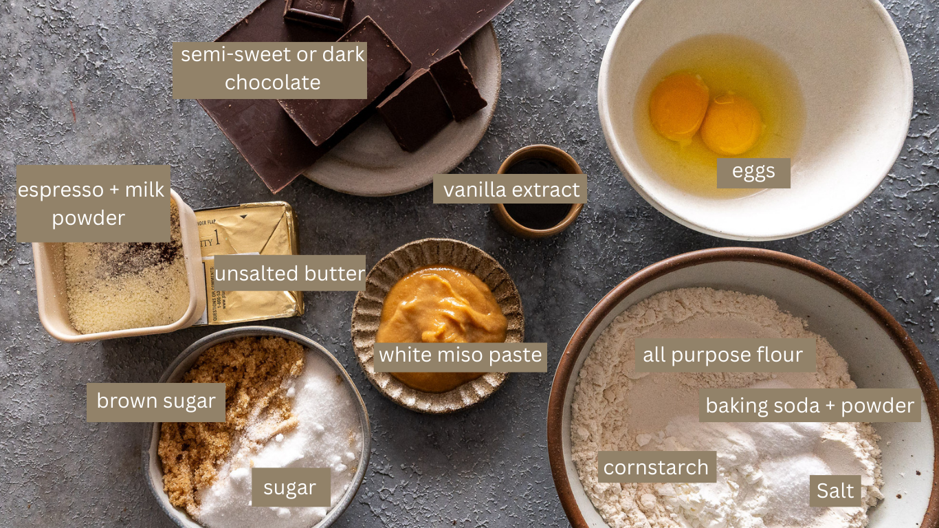 Brown Butter Miso Chocolate Chip Cookies