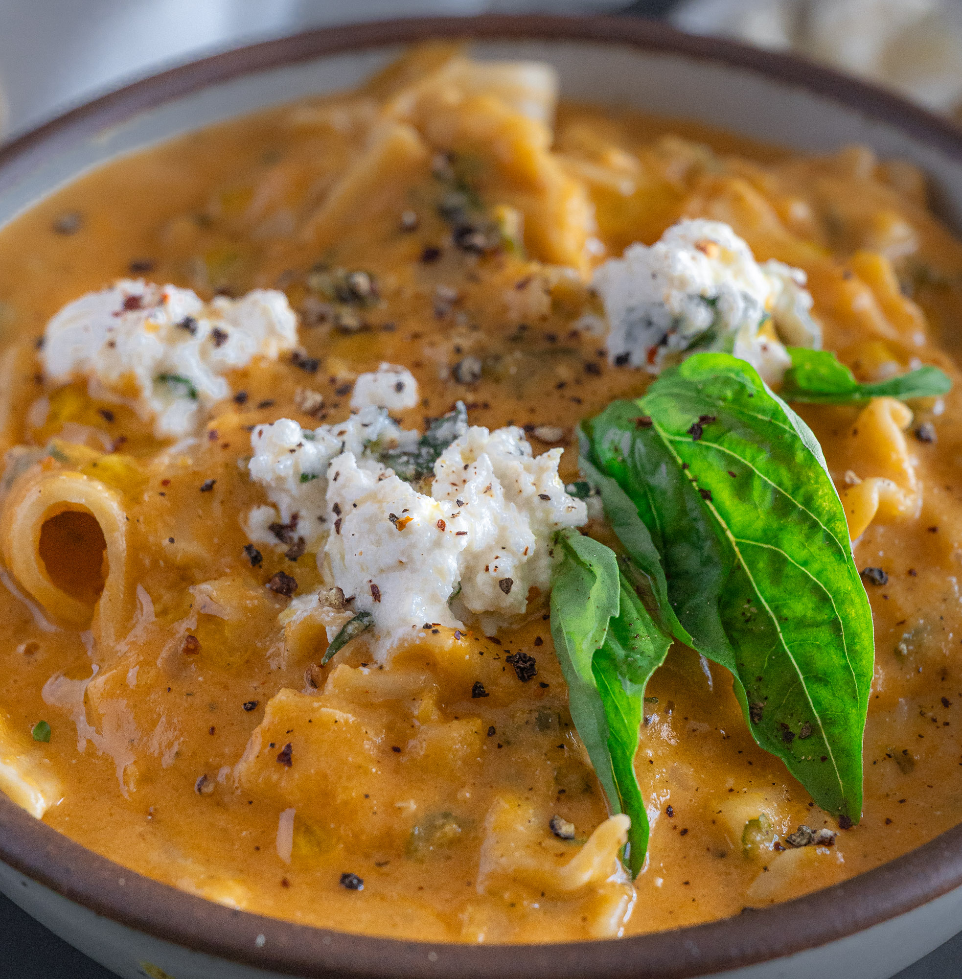 Creamy Butternut Squash Lasagna Soup